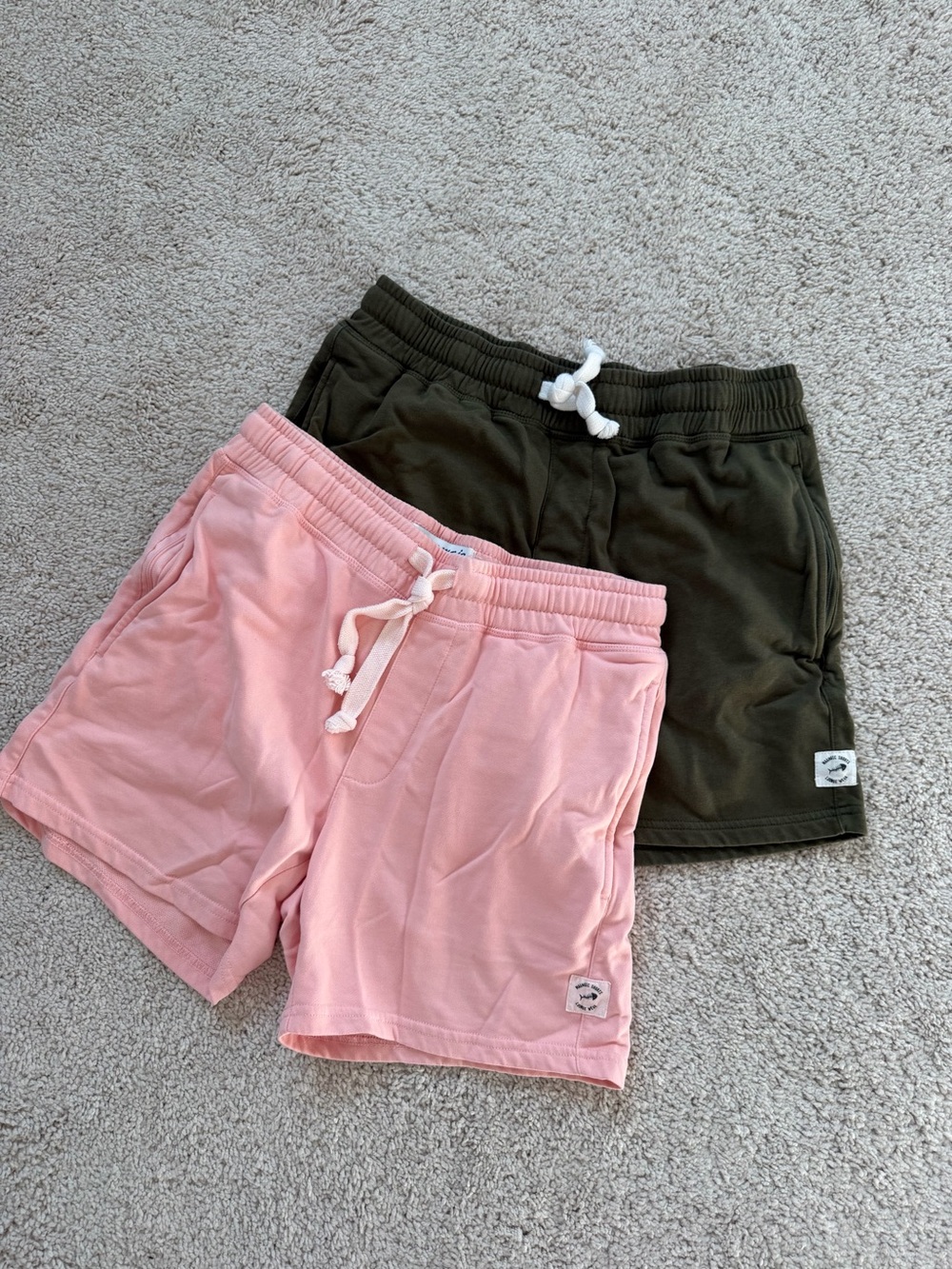 Maamgic shorts bundle - pink and green, size S.